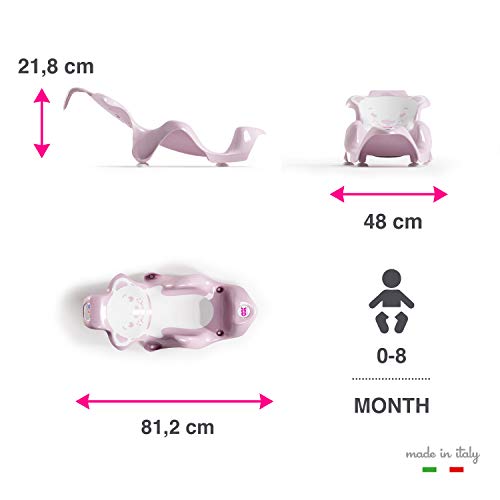 OKBaby Buddy Anti-Slip Ergonomic Baby Bath Support Seat, Taupe - Image 4