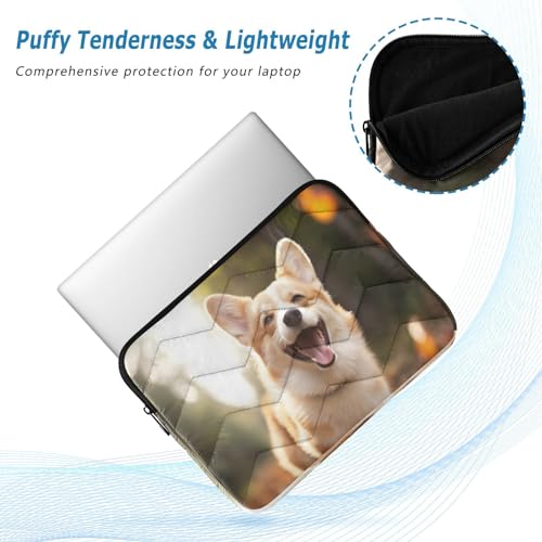 Funda para portátil 13-14 pulgadas impermeable con diseño de perro miniatura 5