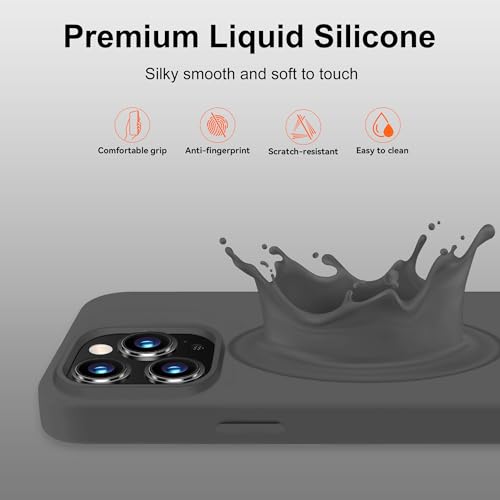Coque iPhone 12 / 12 Pro silicone gris HOOMIL protection anti-choc - 3