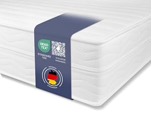 Träumegut24 HydroCell 7-Zonen Matratze 80x200 cm | Härtegrad wählbar | Höhe 16cm | Ergonomische Kaltschaummatratze | Oeko-TEX® | (H2&H3, 80x200cm, 16cm)