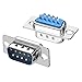 ANMBEST DB9 Solder Connector, 9PIN RS232 Terminal Adapter Breakout Board with Case Assortment Kit(10PCS Male + 10PCS Female)