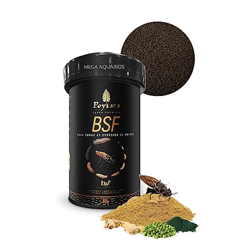 Poytara BSF 30g ração peixe c/proteína de larva de mosca