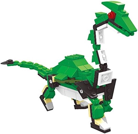 Stegosaurus Dinosaur creator building blocks toy play set - create your Dino from the 145 designer bricks included in the terrific game - ,Great Gift for Children