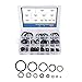320Pcs Carbon Steel Compression Type M3-M31 Wavy Wave Crinkle Spring Washers Assortment Kit with Box