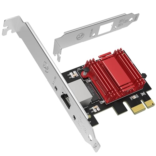 Image of 2.5G Base-T PCIe Network Card with Realtek RTL8125B, 2.5G Base-T PCIe Network Adapter Supports Windows 11 /10 /8.1 /8 /7 & Linux OS