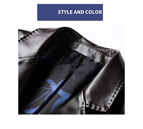 Veste en cuir homme pour sorties urbaines look décontracté M