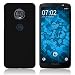 Produktbild PhoneNatic Case kompatibel mit Lenovo Moto G6 - Hülle schwarz gummiert Hard-case Cover