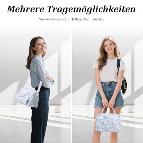 AOTM Kühltasche Klein Frauen Männer, 12L Lunchtasche mit Gurt für Arbeit – Ansicht 4