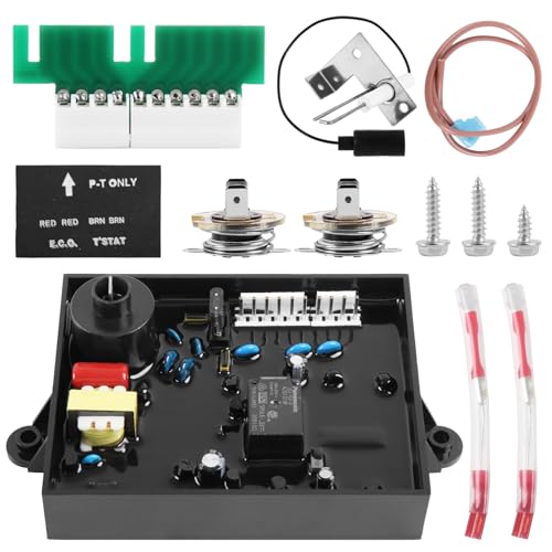 RV Water Heater Replacement Kit for Atwood/Dometic Includes 91365 Water Heater Control Circuit Board 91447 93866 Thermostat 93868 Spark Probe Igniter Electrode 3 in 1 Repair Pack