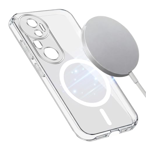 Image of Jkobi Lifetime Anti-Yellow MagSafe Compatible Clear Back Cover Case for Vivo T4 Ultra (Sleek Hard Crystal | Shockproof and Camera Protection)