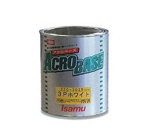 Amazon.co.jp: イサム塗料 アクロベース 3Pホワイト_3.5L[イサム塗料