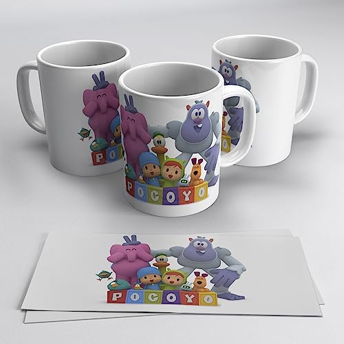 Taza Pocoyo infantil - Regalo para niños y niñas fans de Pocoyo Taza infantil | Cerámica 355ml (Pocoyo Temporada 4)