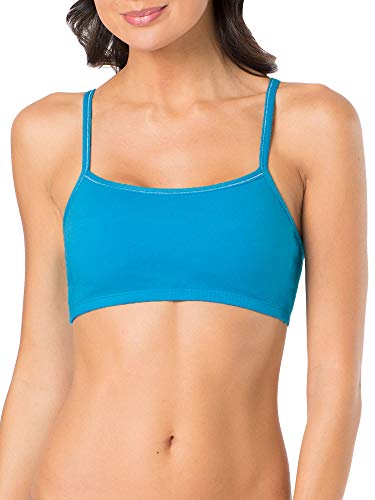Image of Fruit of the Loom Women's Spaghetti Strap Cotton Sports Bra - All-Day Comfort & Easy Movement