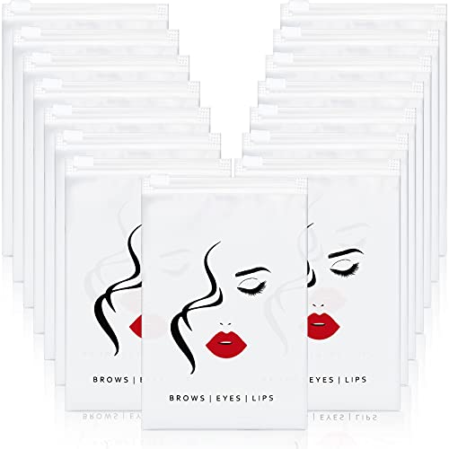 100 pieces eyebrow microblading aftercare bags 4 x 6 inches eyela…