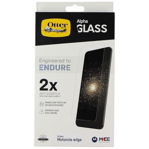 OtterBox Alpha Glass Screen Protector for Motorola Edge 2021 Edge 5G UW 2021 Clear