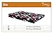 PUPTECK Fleece Pet Dog Beds Blanket Puppy Cat Blankets and Throws for Car Crate Couch Cover,Black Large