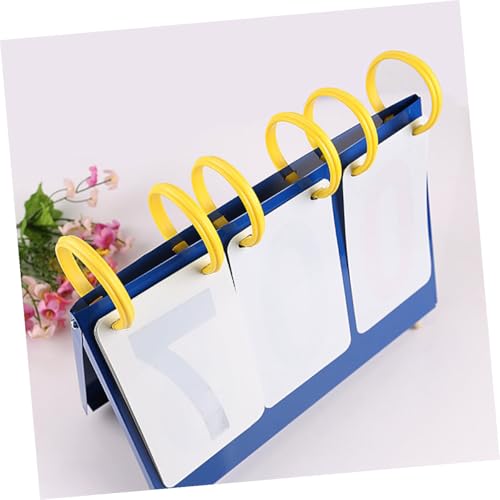 Marcador portátil con números claros de PVC azul miniatura 5