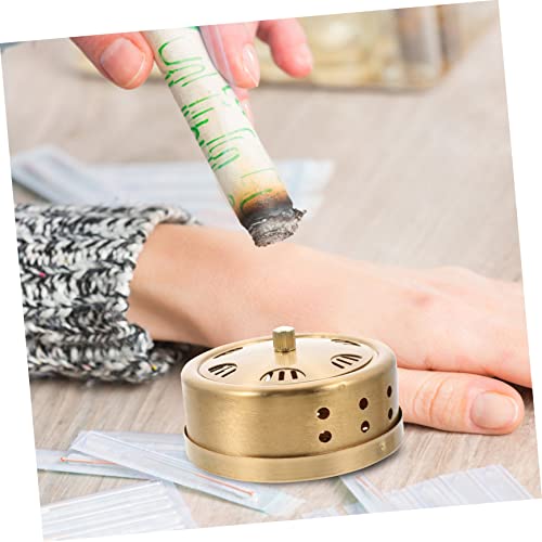 Caja portátil para moxibustión sin humo, quemador ajustable de potencia de viento, accesorio práctico para masajes, retiros de yoga y relajación suave miniatura 7