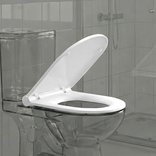 Image of WASSMIST Toilet Seat Cover Set (Soft Close) Durable Toilet Seat Cover | Premium Finish
