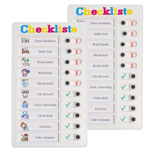Checklist Board, Checklisten-Tafel Aufgabenliste zum Aufkleben,...