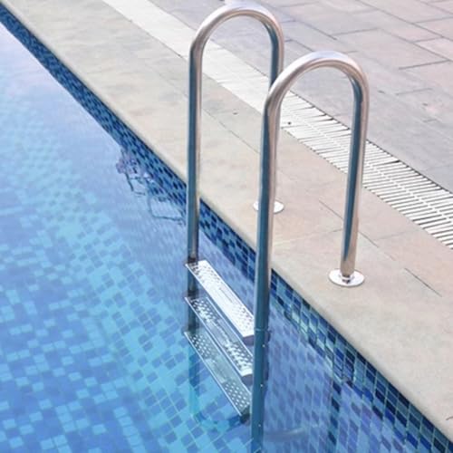 Escalera para piscina de 2 escalones en acero inoxidable miniatura 7