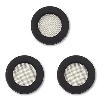Black 20 pcs Silicone Washer Silicone Filter Gasket for Shower Head Water tap Faucet (Black 3 Pcs)