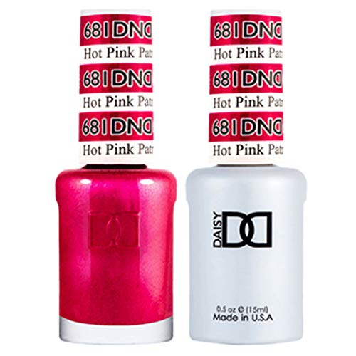 DND 681 Hot Pink Patrol Gel & Matching Polish Set - DND Gel & Lacquer