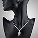 Chuvora 925 Sterling Silver Sea Turtle Filigree Animal Pendant Necklace, 18 inches - Nickel Free