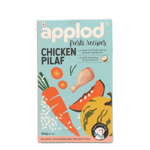Image of Chicken Pilaf Fresh Dog Food for Adult Dogs | High-Protein Chicken Meal for Muscle Strength & Easy Digestion | Complete & Balanced Fresh Nutrition | 100g