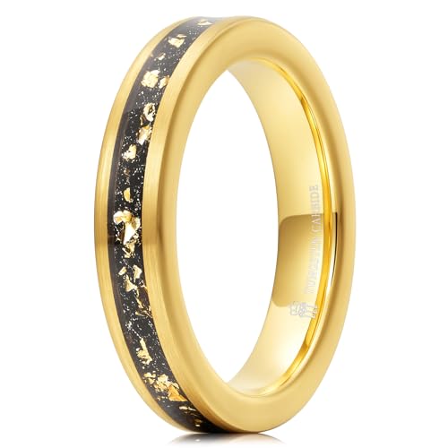 Alliance tungstène confortable bague sans rayure opale