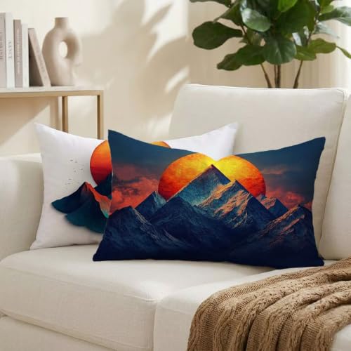 Coussin exterieur 40x80 imperméable rectangulaire lot de 2 canapé - 2