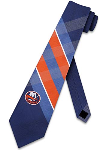 Islanders Grid Poly Necktie New York Ties