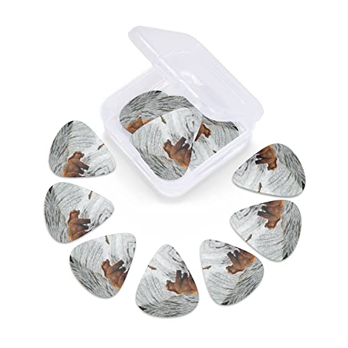 Médiators Guitare 12-Pack Bears Fishing In River Guitar Picks Pour Guitare Électrique Guitare Acoustique Diverses… - Les Beatles, Paul McCartney, John Lennon, RIngo Starr, George Harrison Médiators Guitare 12-Pack Bears Fishing In River Guitar Picks Pour Guitare Électrique Guitare Acoustique Diverses… – Image 6