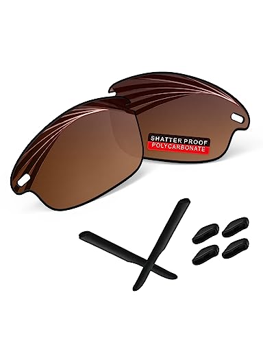 Image of PRO+ Polycarbonate Replacement Lenses & Rubber Kits for Oakley Fast Jacket Series Sunglasses