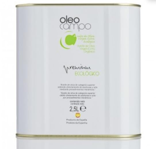 OLEOCAMPO | Aceite de Oliva Virgen Extra Premium Picual Ecológico Lata 2,5L