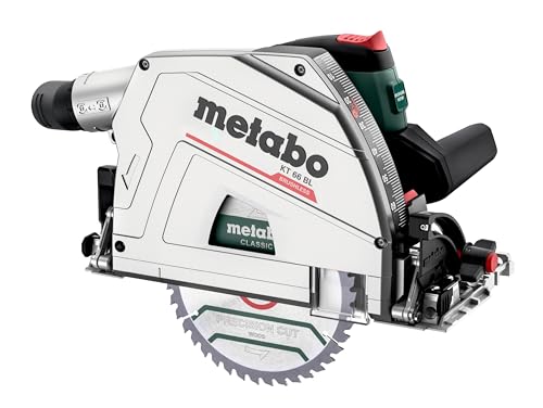 Metabo Scie circulaire portative KT 66 BL 1200 W, profondeur de coupe max. 66 mm, avec moteur brushless, pour des résultats de coupe précis, scie circulaire 601166000