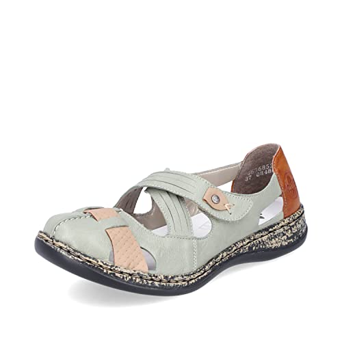 Rieker Damen Frühjahr/Sommer 64288 Geschlossene Sandalen, Braun