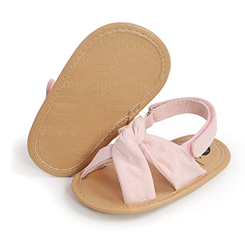 Image of Infant Baby Girls Boys Summer Sandals Premium Unisex Non Slip Rubber Soft Sole Breathable Toddler First Walker Outdoor Beach Shoes