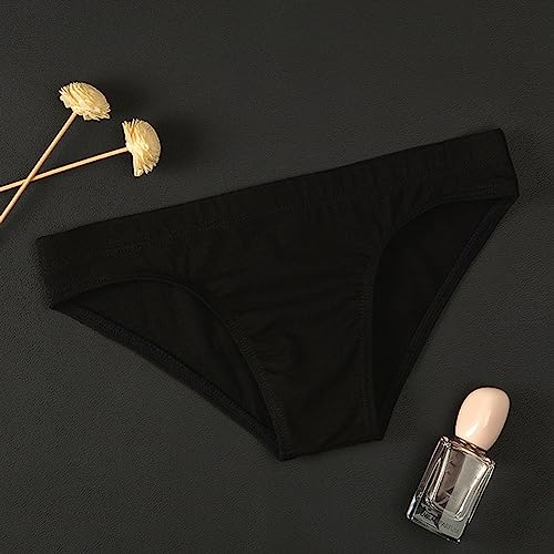 Mens Sexy Low-Rise Ice Silk Panties Knickers Bikini Underwear/Underpants Briefs2