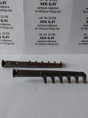 R.X Exhaust Pipes for AEG G.IV Airplane WingnutWings 1/32 REXx 32058 Branch Pipes