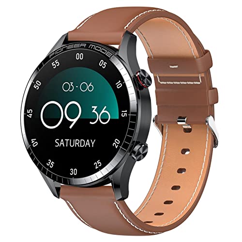 HOAIYO Smartwatch for Men (Answer Make Call), 1.3" AMOLED Touchscreen,