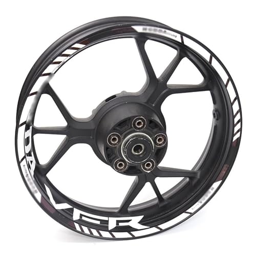 Autocollant de Jante Moto Réfléchissant pour les Sorties Nocturnes en VFR800 et VFR1200