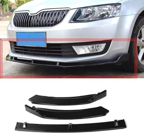 Aileron pare-chocs lèvre kit de corps Skoda Octavia 2015 à 2019 bas de caisse