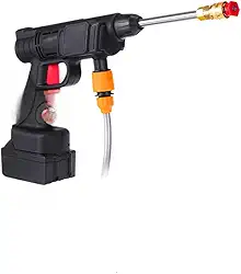 Lava Jato de Alta Pressão Pistola Portátil Lavadora Profissional Sem Fio Recarregável a Bateria (2 BATERIAS 96)