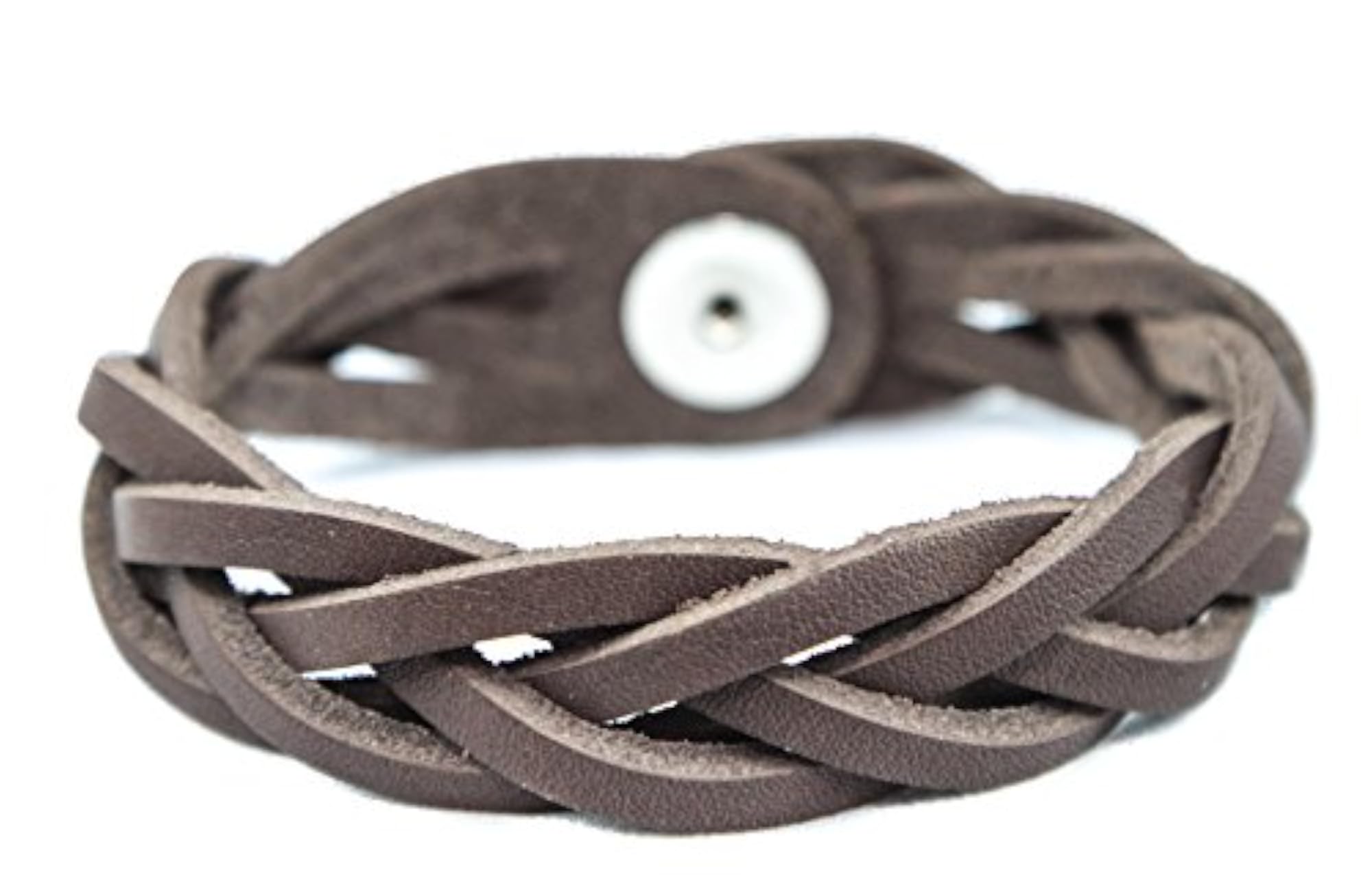 Aromatherapy Diffuser Bracelet, Braided Leather