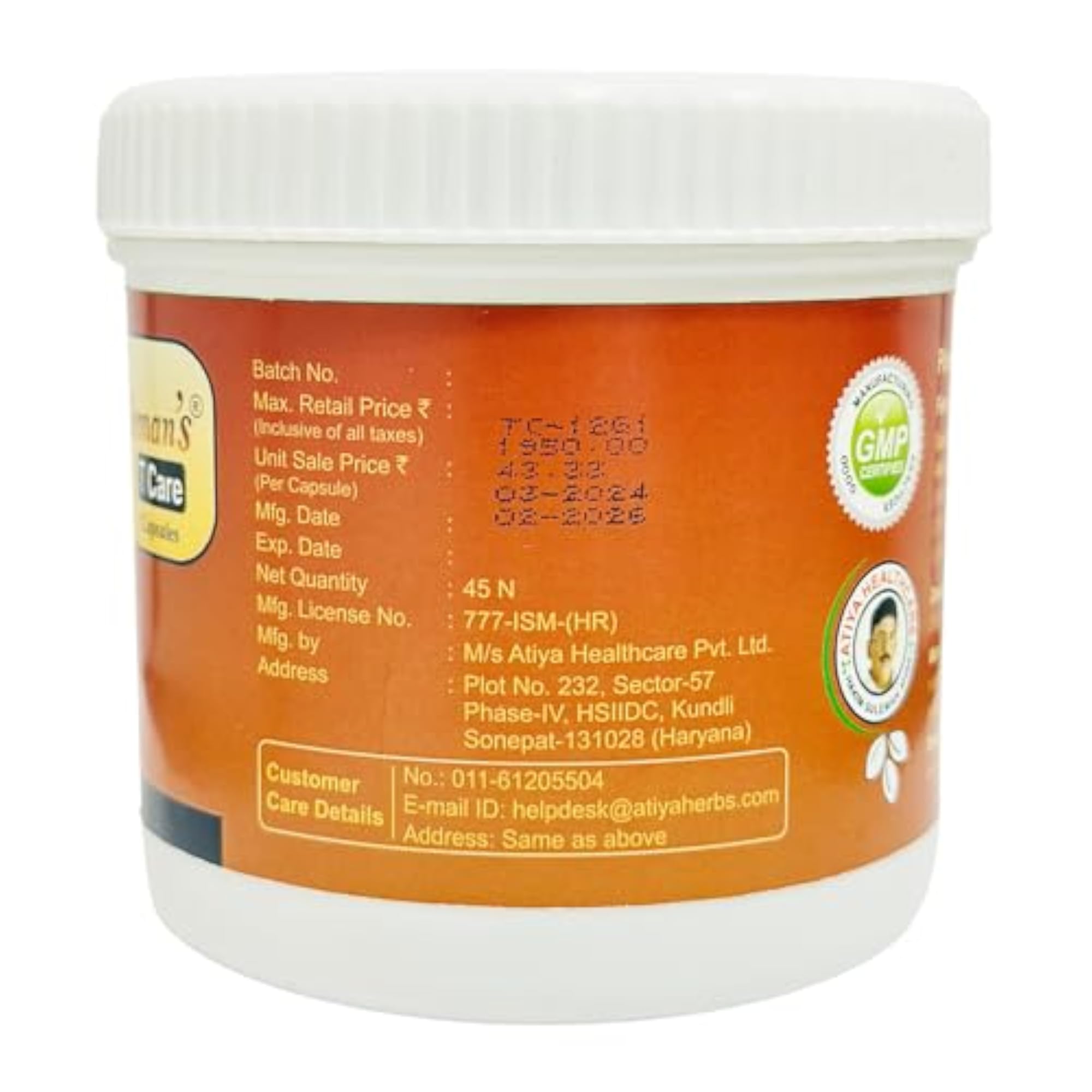 Hakim Suleman's T Care Capsules