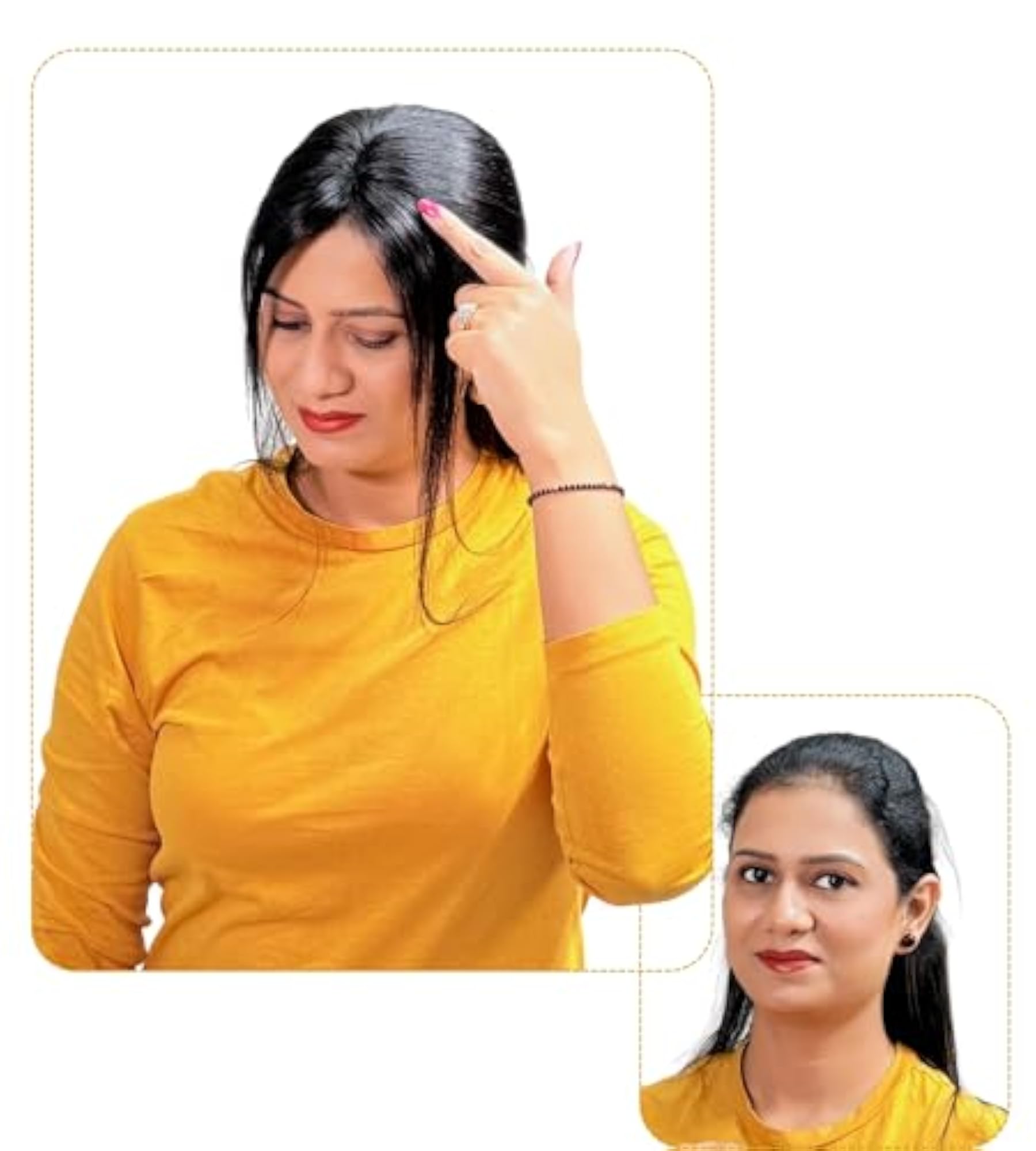 Lace Topper for Women, Thinning Hair Coverage