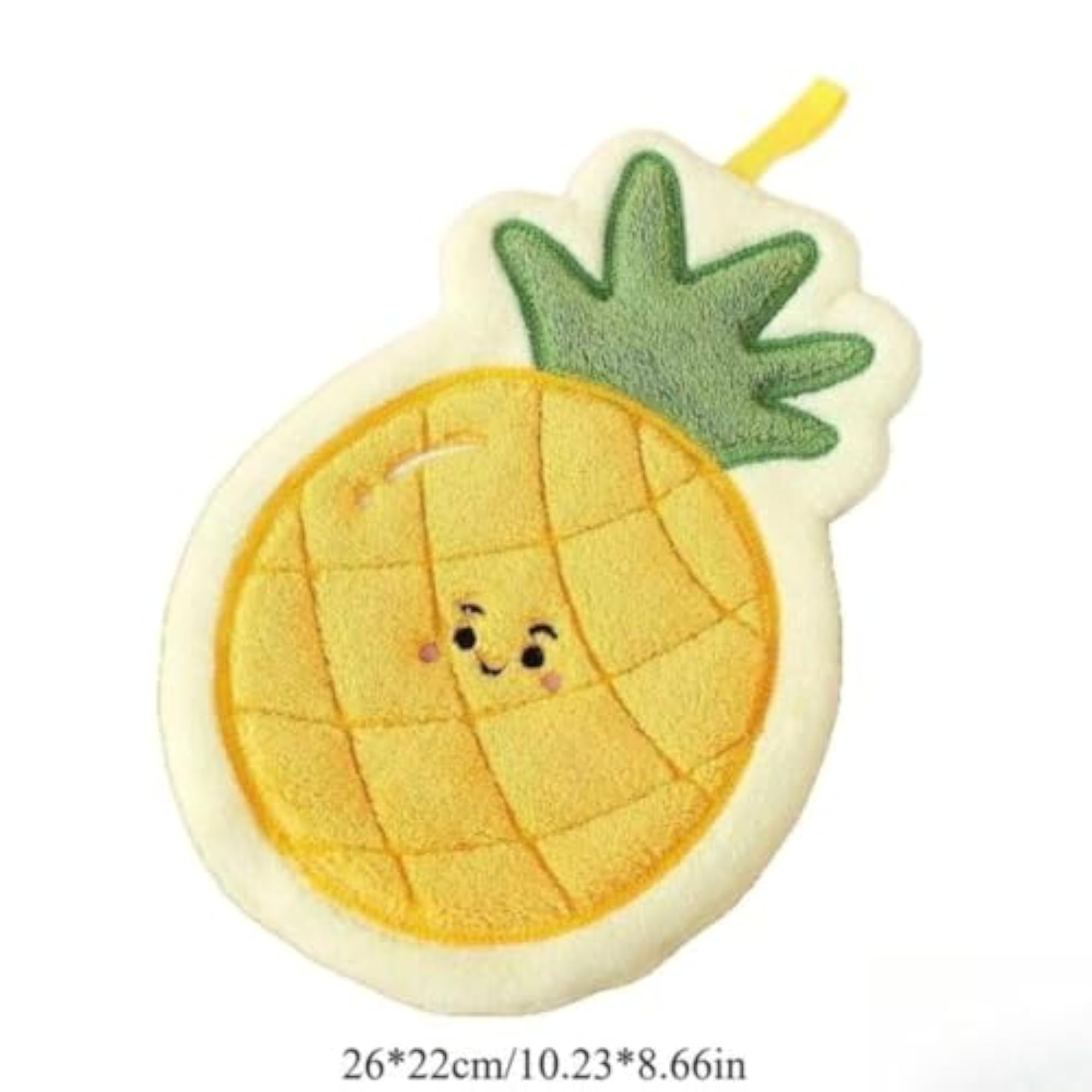 Pineapple Shape Kids Bath Sponge with Hanging Loop