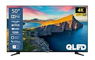 Telefunken QU50K800 50 Zoll QLED Fernseher/Smart TV (4K Ultra HD, HDR Dolby Vision, Triple-Tuner, Bluetooth) - 6 Monate HD+ inklusive