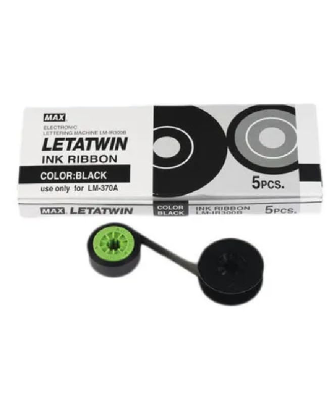 MAX Letawin MAX LM-370A LETATWIN Ink Ribbon -Pack of 5 PCs LM-IR300B